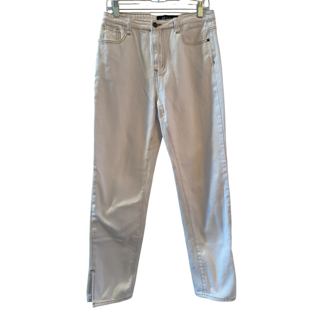 Revolve‎ Lioness Women’s High-Waisted Straight-Leg Pants - Size M, White